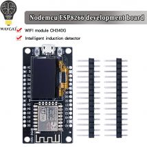 Nodemcu esp8266 v3 entwicklungs board mit 0,96 zoll oled display ch340 ESP-12F wifi modul TYPE-C usb für arduino/micro python