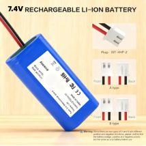 7.4V 2S1P 18650 Li-ion Battery Pack with XH-2P Standard Interface for DIY Electronics Projects Robot Kits Arduino Megaphone
