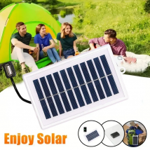 Caricatore solare portatile 1/2PCS Caricatore solare portatile-uscita USB per uso esterno-per viaggi e campeggio, torcia elettrica, ricarica ventola