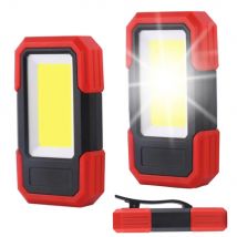 600LM COB LED Camping Emergency Flashlight 3AAA Work Light Magnetic Inspection Lamp 3Modes Hunting Fishing Torch Lamp