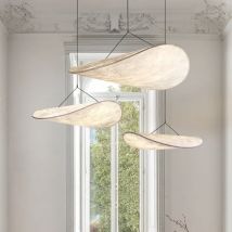 Tense lampa wisząca lampa wisząca Nordic Vertigo led jedwabna lampa wisząca do salonu sypialnia domowe minimalistyczne oświetlenie mebli