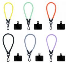Neue Handyhülle Lanyard Handgelenk Handschlaufe Kordel mit Karte zum Aufhängen des Handys Seils Smartphone Kette Schlüsselband für iPhone
