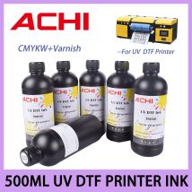 5x500ML Inchiostro UV DTF INCHIOSTRO UV per R1390 L800 R330 DX4 DX5 XP600 Testina di stampa per stampante UV DTF 1PC INCHIOSTRO UV Vernice TINTA
