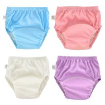 Baby-Lernhose, weiches und atmungsaktives Baumwollmaterial, verschiedene Farben, für das Töpfchentraining von Kleinkindern, bequem und saugfähig
