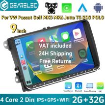 9-calowe radio samochodowe 2Din Android 13 do VW Volkswagen Golf 5 6 Polo Passat B6 B7 CC Skoda Jetta WiFi GPS samochodowy odtwarzacz multimedialny Carplay