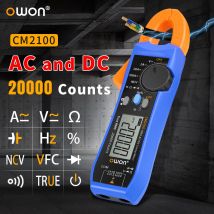OWON CM2100 CM2100B Digitalmultimeter Hochpräzise 20.000 Zählungen AC/DC Stromzangentester True RMS VFC Diode Tragbares Amperemeter