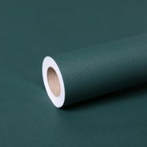 Amerikanische Retro dunkelgrüne Tapete, selbstklebende Tapete, wasserdichte Möbelrenovierung, Wandaufkleber, einfarbiger Aufkleber