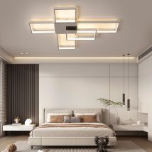 Nuovo lampadario moderno a soffitto Lampada da soffitto nera/cromata per soggiorno Camera da letto cucina Lampadari a led per illuminazione della stanza