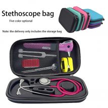 Stethoskop-Aufbewahrungstasche, stoßfest, Netztaschen, Organizer, verschleißfest, sicher, multifunktional, Heimbedarf, Schwarz