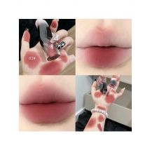 QIBEST 1PC Sexy Red Women's Lipstick Long Lasting Waterproof Liquid Lipstick Matte Lip Mud Non-Stick Cup Lip Gloss Tint Makeup