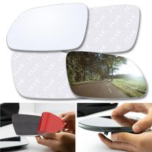 Per VW Valkswagon Polo MK4 9N 2005 2006 2007 2008 2009 Convesso Retrovisore Vista Posteriore Ala Specchio Laterale Bastone di Vetro Senza Piastra Basata