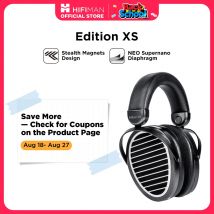 HIFIMAN Edition XS Auriculares Hi-Fi magnéticos planos con espalda abierta y diseño de imanes sigilosos Diadema ajustable