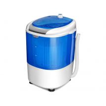 Lavatrice da viaggio, mini lavatrice con spinner a secco, lavatrice da campeggio con capacità di 2,5 kg, caricatore dall'alto