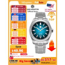San Martin 39mm SN0144 „JianZhan” zegarek Gada Miyota 9015 oryginalny Design sukienka w stylu chińskim męskie automatyczne zegarki mechaniczne