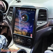 Für Jeep Grand Cherokee 2014-2017 Radio Android 14 DSP Bildschirm 256 GB Stereo Auto Multimedia Video Player 12,8'' Vertikale Bildschirm