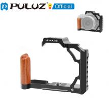 PULUZ-mango de madera para cámara Nikon ZFC, jaula de Metal con tornillo de 1/4, 3/8 pulgadas/Arri, Agujero posicional y plataforma estabilizadora de zapata fría