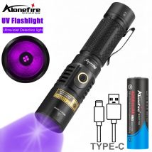 20W 395/365nm UV Taschenlampe USB Aufladbare Schwarzlicht Aushärtung Katze Tinea Haustier Urin Fleck Marker Leckage Erz geld Skorpion Licht