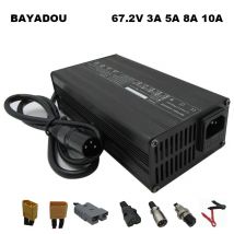 60V 67,2V 3A 5A 8A 10A Li-Ion Ladegerät 16S 60V Lithium Batterie Schnell Ladegerät 67V 60V5A GX16