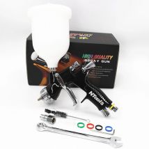 Pistola a spruzzo Ntools 1.3/1.8mm ugello pistola a spruzzo per vernice ad aria pistola a spruzzo ad aria a base d'acqua aerografo per pistola per verniciatura auto