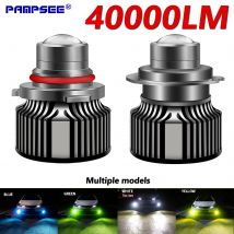 H7 Laser Lens H11 Led Fog Light Bulb H11 Led Fog Lamp H8 H16 9005 HB3 9006 HB4 CSP Blue 6000K 3000K Turbo Fog Light For Car 12V