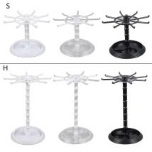 Kunststoff Schmuck Veranstalter rotierenden Schmuck Display Stand Spinning Halskette Rack