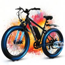 Spatial SPA26 Adult Electric Bike, 43KM/h, 5-Level Assist, 4-6H Charge MTB, Thumb Throttle Mountain Ebike