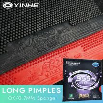 YINHE 955 Table Tennis Rubber Long Pimples Anti-spin Ping Pong Rubber Sheet 955 OX/0.7mm Sponge