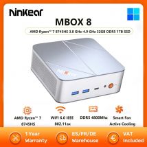 Ninkear M8 MINI PC AMD Ryzen ™   7 8745HS 3,8 GHz-4,9 GHz 32 GB DDR5 1 TB SSD WiFi6 BT5.2 Windows 11 Smart Fan Aktive Kühlung