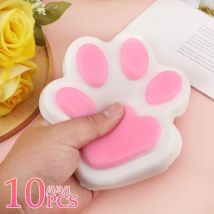 1-10PCS Katze Pfote Silikon Squeeze Spielzeug Antistress Langsam Rebound Sensorischen Spielzeug Katze Klaue Zappeln Spielzeug für Kinder erwachsene Stress Relief Geschenk
