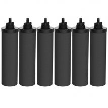 Wasserfilter-Ersatz für BB9-2, schwarze Aktivkohlefilter, kompatibel mit dem Wasserfiltersystem Berkey Gravity Royal Crown