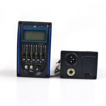 LC-5 5-Bänder EQ Equalizer Gitarrenvorverstärker EQ Equalizer Tuner Piezo-Keramik-Tonabnehmer Gitarren-Tonabnehmer Akustik-EQ