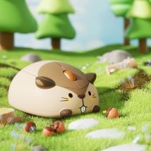Mouse a tema Akko Cat 2.4g/Bluetooth Wireless ergonomico 3200 DPI Mouse Kawaii Regali carini per bambini per giochi PC portatile da ufficio
