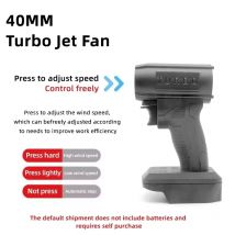 130000   Rotary Car Wash Air Gun Bürstenloser 40-mm-Turbo-Jet-Lüfter Elektrischer LEISTUNGSGEBLÄSE Schneeentfernungslufttrockner für Makita 18V-21V