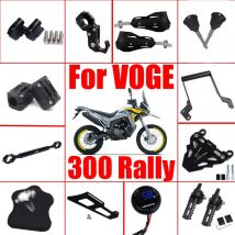 Für Loncin VOGE 300 RALLY 300 GY Zubehör Telefon Navigation Halter Schlüssel Abdeckung Kette Schutz Crash Block Schutz Lenker Riser