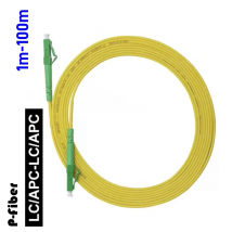 Glasfaser-Jumper LCAPC-LCAPC 1-100 m Patchkabel Simplex Singlemode 1 m 2 m 3 m 5 m 10 m 20 m 50 m Verlängerungskabel FTTH P-Glasfaser