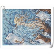 ZZ4360 For Needlework Kit NOT PRINTED Cross Stich Painting Set Cross Stitch Kits Cross-stitch Embroidery Set Stitch Kits Cross