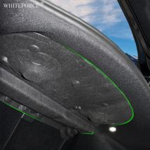 Für Tesla Modell 3 Highland 2024 Kofferraumdeckel Schalldichte, staubdichte Baumwollmatte Modell 3 + Schalldichte schützende Geräuschreduzierungsmatte