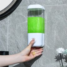 Dispenser di sapone per Shampoo a parete da 500ML Dispenser di sapone per sapone a pressione manuale senza punzonatura flacone disinfettante senza contatto
