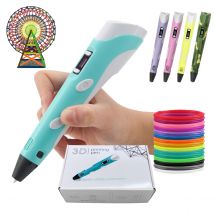 Penna 3D per bambini Stampa 3D Penna da disegno Set divertente fai-da-te per bambini Bambini Compleanno Natale Regalo creativo con filamento PLA