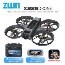 X226 VR Mini Drohne mit HD Dual Kamera 5G WIFI Bildschirm Fernbedienung 360 °   Flip FPV Bürstenloser optischer Fluss RC Quadcopter Spielzeug für Kinder Geschenk