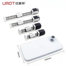 UMOT 20-100mm Stroke Mini Single Axis Robot with Nema 8 Stepper Motor Ball Screw Slide Linear Guide Rail Stage CNC Motion Module