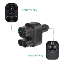 CCS2 To Tesla EV Charger Adapter, 250A CCS2 Combination, Compatible For Tesla CCS2 Car Charger Converter, Compatible For Tesla M