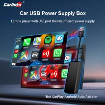CarlinKit Auto-Netzteilbox, Netzteilkabel, funktioniert für Android 13, CarPlay Ai Box, löst das Auto, unübertroffene Stromversorgung