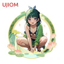 UJIOM Verführerischer Mädchen-Maomao-Wandaufkleber, trendig, kreativ, attraktiv, hochwertig, lebhafter Aufkleber, Küchenschrank-Dekoration