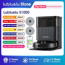 Lubluelu S1000 Robot Vacuum Mop with All-in-One Self-Clean Base - Auto Empty/Wash/Dry Mop Hands-Free 11000Pa 180min Runtime