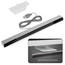Ricevitore a infrarossi cablato remoto Barra sensore IR a raggi infrarossi cablato USB Ricevitore sensore di movimento remoto per NS Wii per supporto PC Wii U
