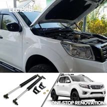 For Nissan Navara NP300 D23 2014-2019 2pcs Front Bonnet Hood Strut Lift Support Bars Gas Spring Dampers Engine Cover Rod