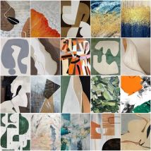 SDOYUNO Ölgemälde nach Zahlen zum Ausmalen für Erwachsene, große Größe, abstrakte Kunsthandwerk, Handmalerei, Aquarell, flippige Heimdekoration