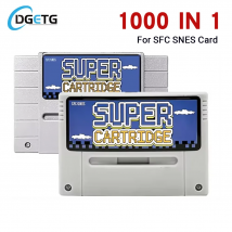 SNES 1000 in 1 SFC-Spielkassette Flash-Karte für Super Famicom 16-Bit-US/EU/JP-Version Videospielkonsole mit 4G-Karte