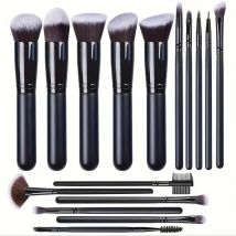 14-16PCS Professionelle Make-Up Pinsel Set Premium Make-Up Kit Synthetische Haar Foundation Power Lidschatten Blending Schönheit Werkzeuge